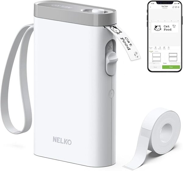 50%OFF and💲4 on coupon Limited time deal"Nelko Label Maker Machine with Tape