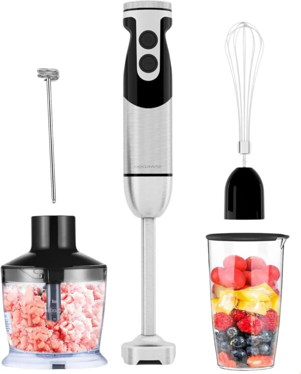 18%OFF Limited time deal"MegaWise Pro Titanium Reinforced 5-in-1 Immersion Hand Blender