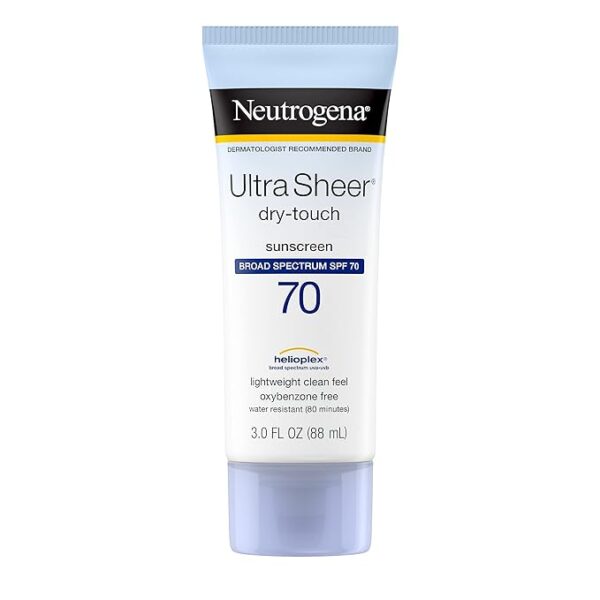 48%OFF Limited time deal"Neutrogena Ultra Sheer Dry-Touch Water Resistant and Non-Greasy Sunscreen Lotion