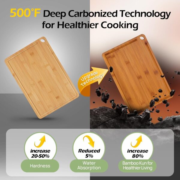 10%OFF with coupon: Bamboo Cutting Board - Image 2