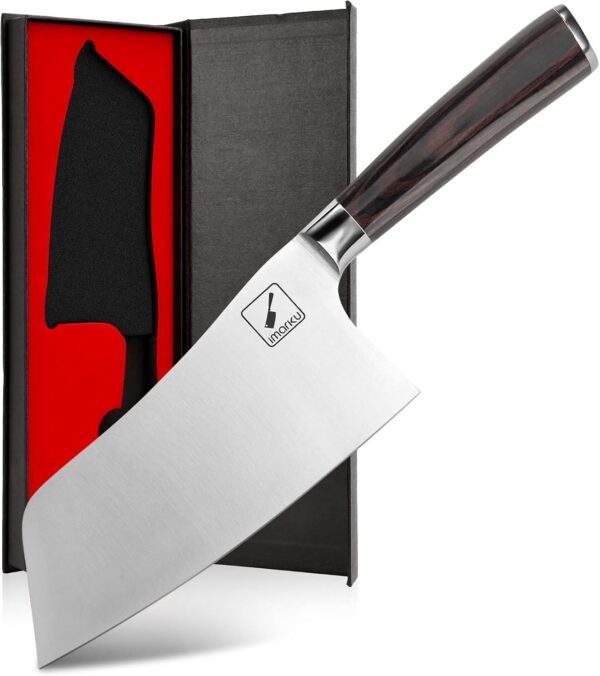 41%OFF Limited time deal"imarku Kitchen Knife, 7 Inch Ultra Sharp Butcher Knife