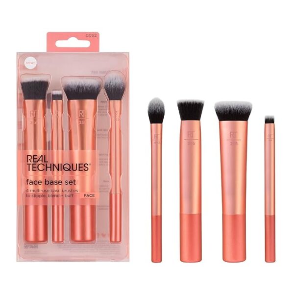 51%OFF Limited time deal"Real Techniques 4 Piece Face Base Makeup Brush Set