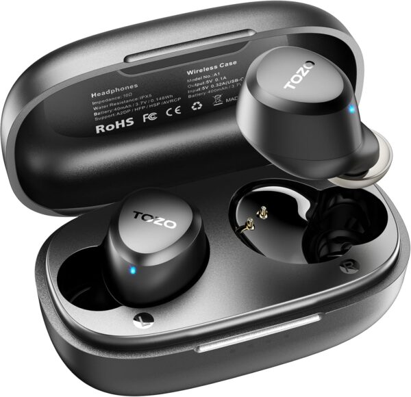 50%OFF: TOZO A1 Wireless Earbuds Bluetooth 5.3