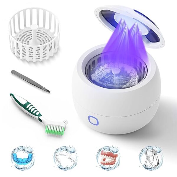 25%OFF Limited time deal"Upgraded Ultrasonic Retainer Cleaner, 45kHz