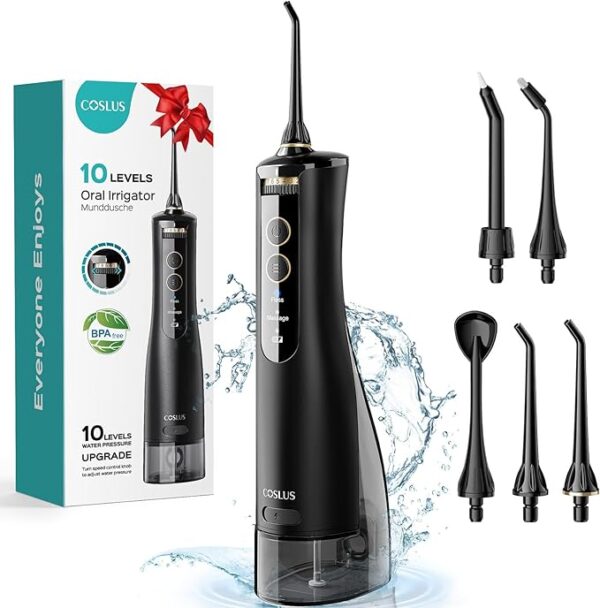 54%OFF Limited time deal"COSLUS Water Flosser, Water Dental Flosser for Teeth