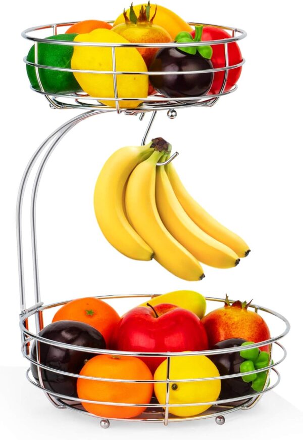 7%OFF Limited time deal"2-Tier Countertop Fruit Vegetables Basket