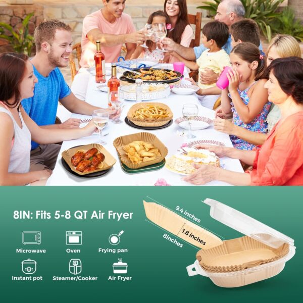 19%OFF: Air Fryer Paper Liners,125Pcs Parchment Paper - Image 2