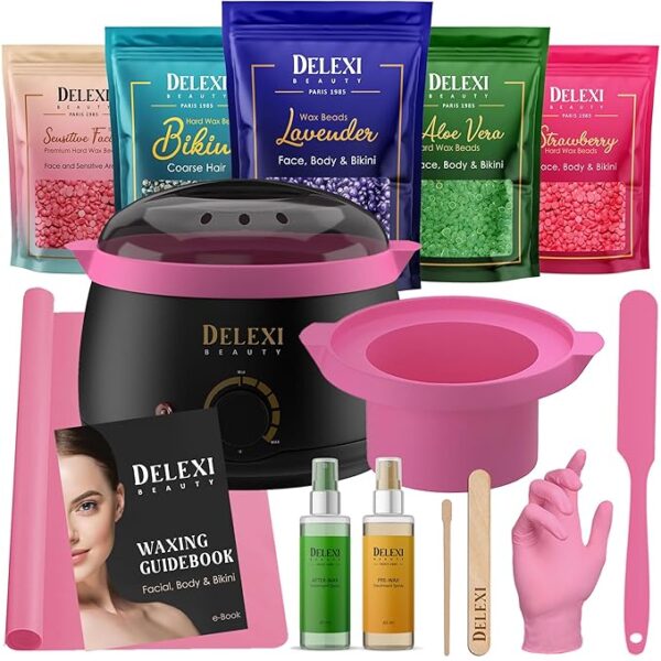 39%OFF Limited time deal"All-in-one Waxing Kit for Women +5 Pack Salon