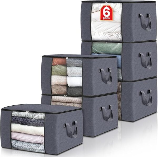 59%OFF Limited time deal"Foldable Thick Fabric Blanket Storage Bags