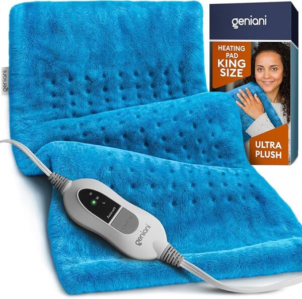 58%OFF Limited time deal"GENIANI Extra Large Electric Heating Pad