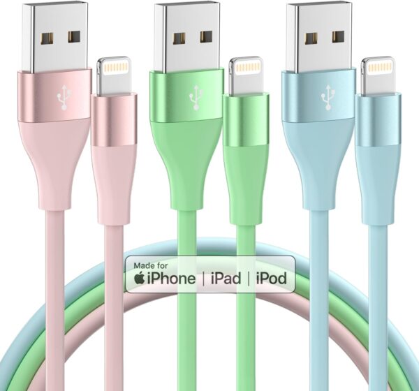 30%OFF Limited time deal"iPhone Charger 3Pack 10 FT Apple MFi Certified Lightning Cable